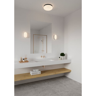 Plafon łazienkowy Foam Nordlux | Biało-czarny, E27