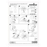 Lampa Downlight Canis LED Nordlux - 5 sztuk, ciepła barwa