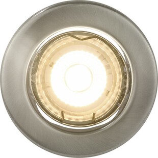 Lampa Downlight Nordlux Canis - 3 sztuki, Nikiel, 2700K