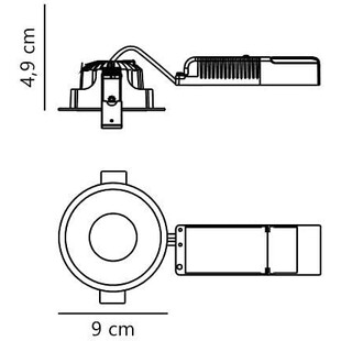Downlight LED Albric Nordlux - Czarny, IP44 - Kup Teraz!