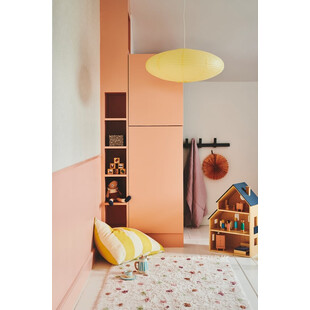 Lampa wisząca Villo Nordlux | Japandi, Żółty papier ryżowy
