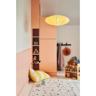 Lampa wisząca Villo Nordlux | Japandi, Żółty papier ryżowy