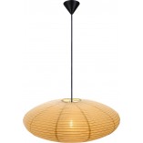 Lampa wisząca Villo Nordlux | Japandi, Żółty papier ryżowy