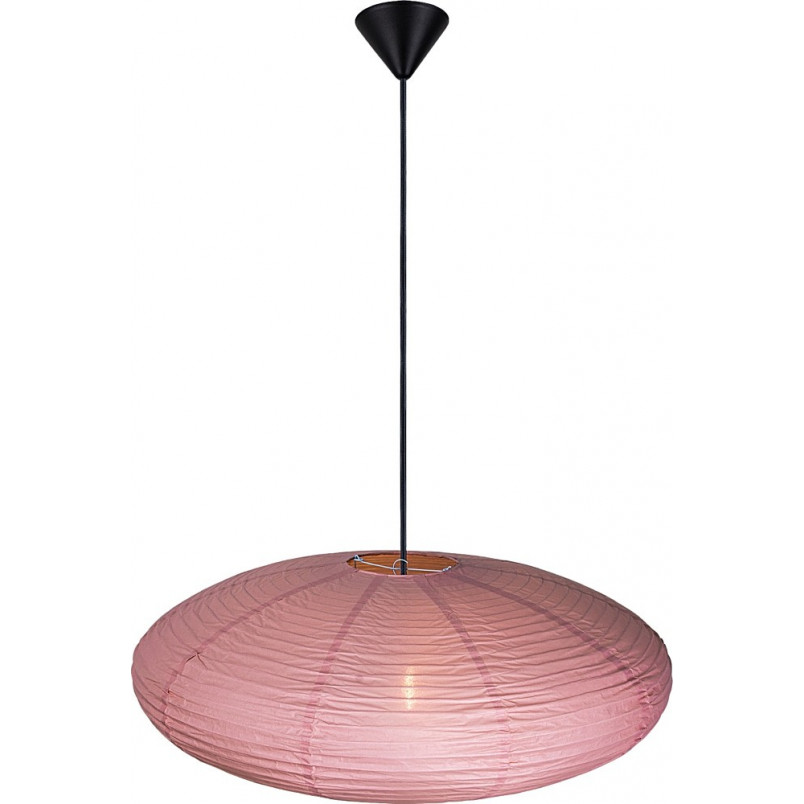 Lampa wisząca Japandi Villo - Różowy klosz papier ryżowy | Nordlux