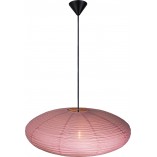 Lampa wisząca Japandi Villo - Różowy klosz papier ryżowy | Nordlux