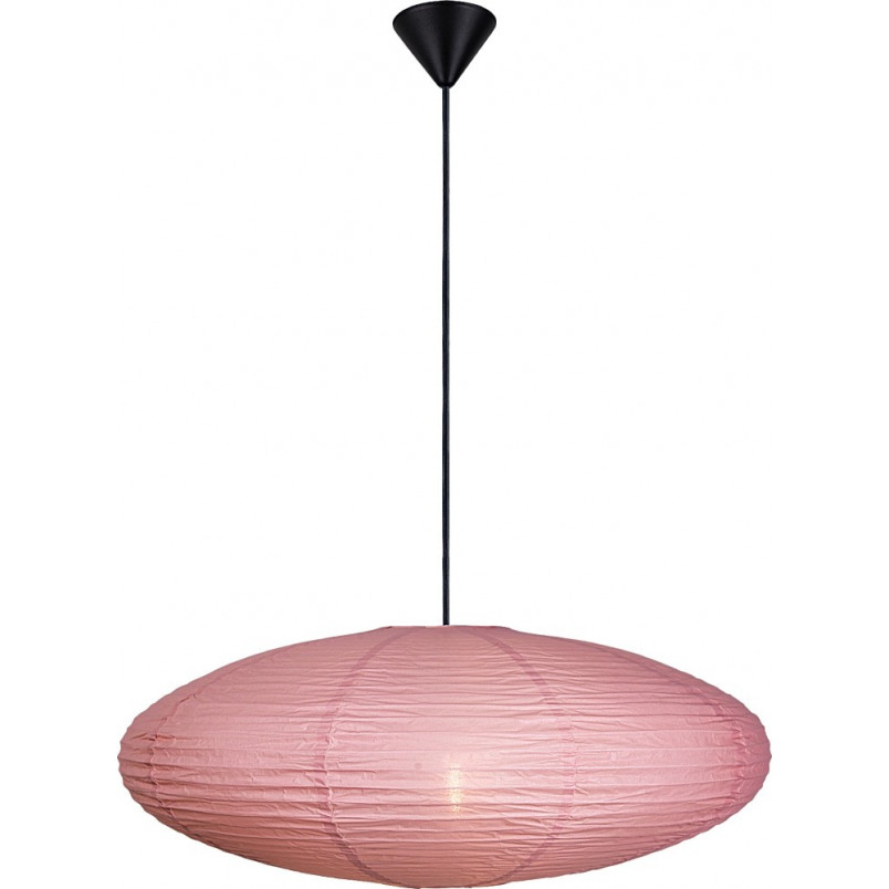 Lampa wisząca Japandi Villo - Różowy klosz papier ryżowy | Nordlux