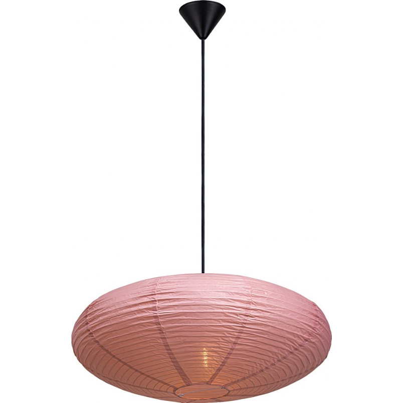Lampa wisząca Japandi Villo - Różowy klosz papier ryżowy | Nordlux
