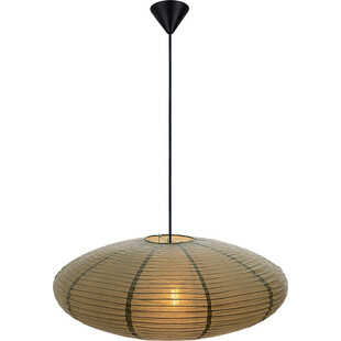 Lampa wisząca Villo - Japandi, zielony papier ryżowy | Nordlux