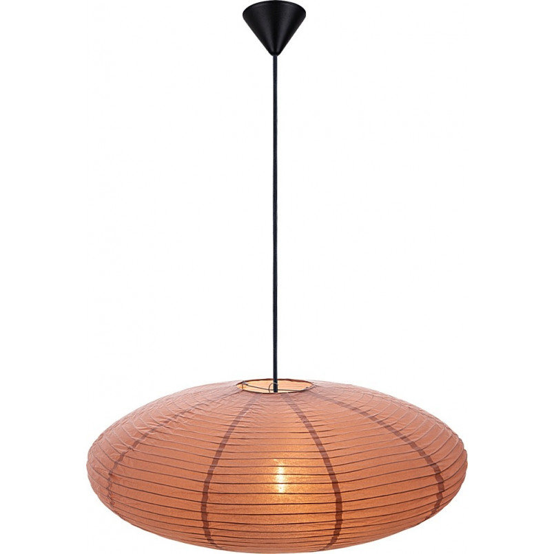Lampa wisząca Japandi Villo | Nordlux - Brązowa, papier ryżowy