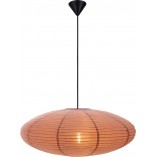 Lampa wisząca Japandi Villo | Nordlux - Brązowa, papier ryżowy