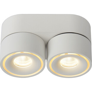 Plafon podwójny minimalistyczny Yumiko II LED Biały marki Lucide