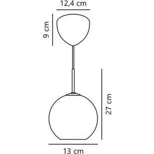 Lampa wisząca Franca Nordlux - Szkło Opal / Mosiądz | Sklep Lamp