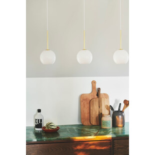 Lampa wisząca Franca Nordlux - Szkło Opal / Mosiądz | Sklep Lamp