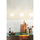 Lampa wisząca Franca Nordlux - Szkło Opal / Mosiądz | Sklep Lamp