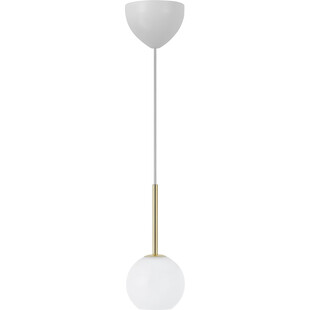 Lampa wisząca Franca Nordlux - Szkło Opal / Mosiądz | Sklep Lamp