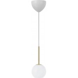 Lampa wisząca Franca Nordlux - Szkło Opal / Mosiądz | Sklep Lamp