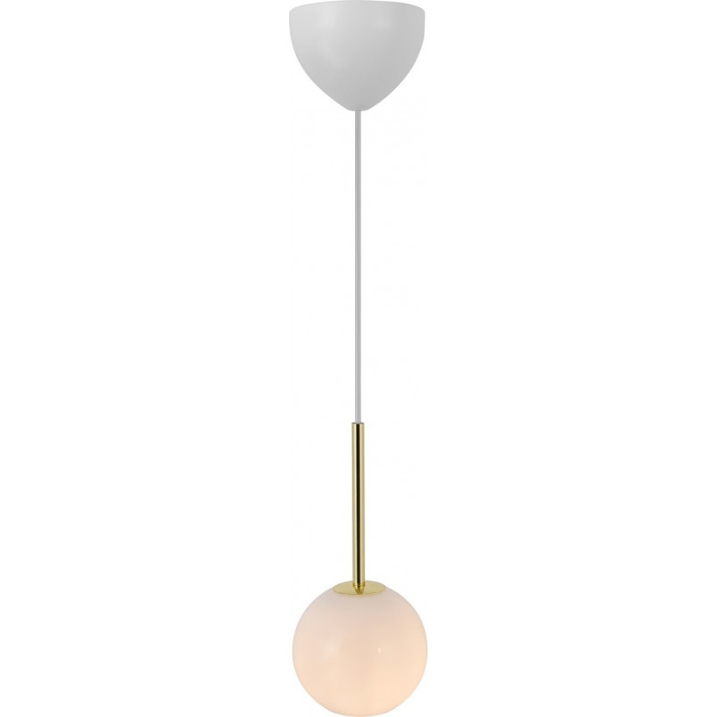 Lampa wisząca Franca Nordlux - Szkło Opal / Mosiądz | Sklep Lamp