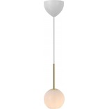 Lampa wisząca Franca Nordlux - Szkło Opal / Mosiądz | Sklep Lamp