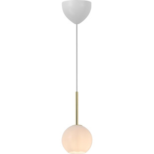 Lampa wisząca Franca Nordlux - Szkło Opal / Mosiądz | Sklep Lamp