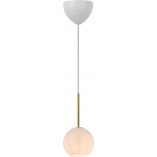 Lampa wisząca Franca Nordlux - Szkło Opal / Mosiądz | Sklep Lamp
