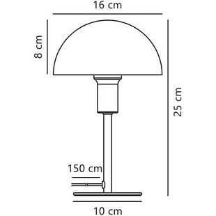 Lampa stołowa Ellen Mini Nordlux - Brązowa, Skandynawski Design