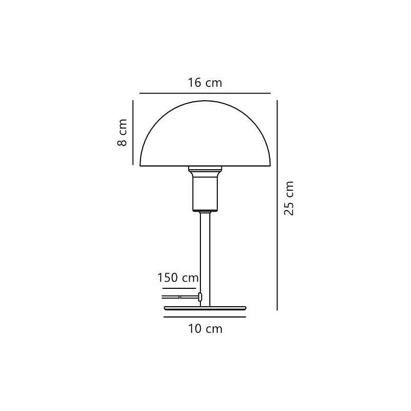 Lampa stołowa Ellen Mini Nordlux - Brązowa, Skandynawski Design