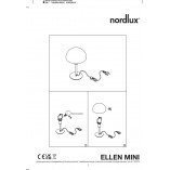 Lampa stołowa Ellen Mini różowa | Nordlux - Skandynawski design