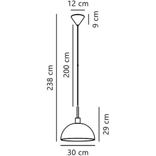 Lampa wisząca Ellen biała Nordlux | Szkło, E27