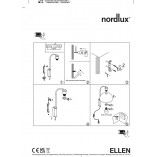 Kinkiet Nordlux Ellen | Chrom | Z włącznikiem - Kup Teraz!