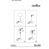 Lampa stołowa Ellen chrom Nordlux | Design i funkcjonalność