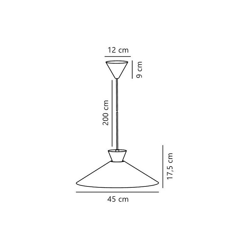 Lampa wisząca Dial czarna - Nordlux | Skandynawski Design
