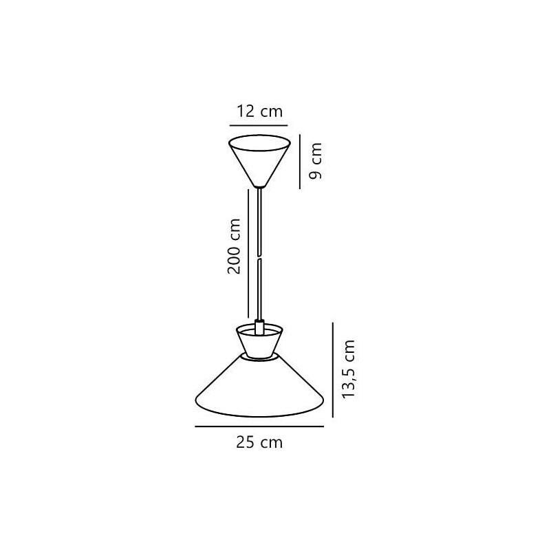 Lampa wisząca czarna Nordlux Dial | Skandynawski design