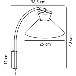 Kinkiet Nordlux Dial czarny - Skandynawski design
