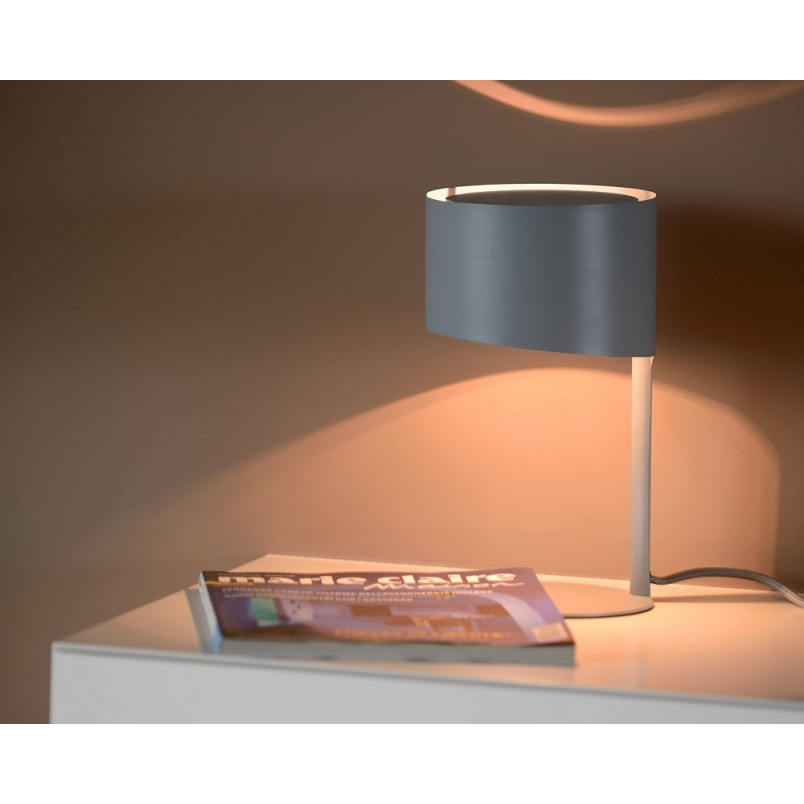 Lampa stołowa Lucide Knulle antracytowa | Skandynawski design