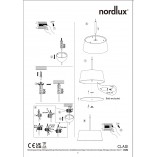Lampa wisząca Art Deco Clasi | Nordlux - Elegancja w Twoim domu