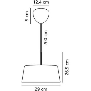 Lampa wisząca Art Deco Clasi czarna Nordlux | Salon, kuchnia