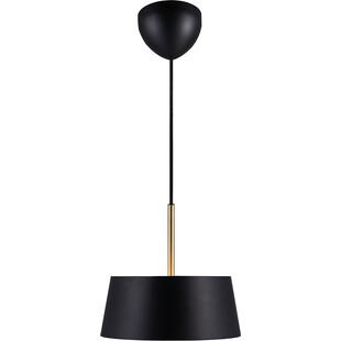 Lampa wisząca art deco Clasi 30cm czarny / mosiądz Nordlux
