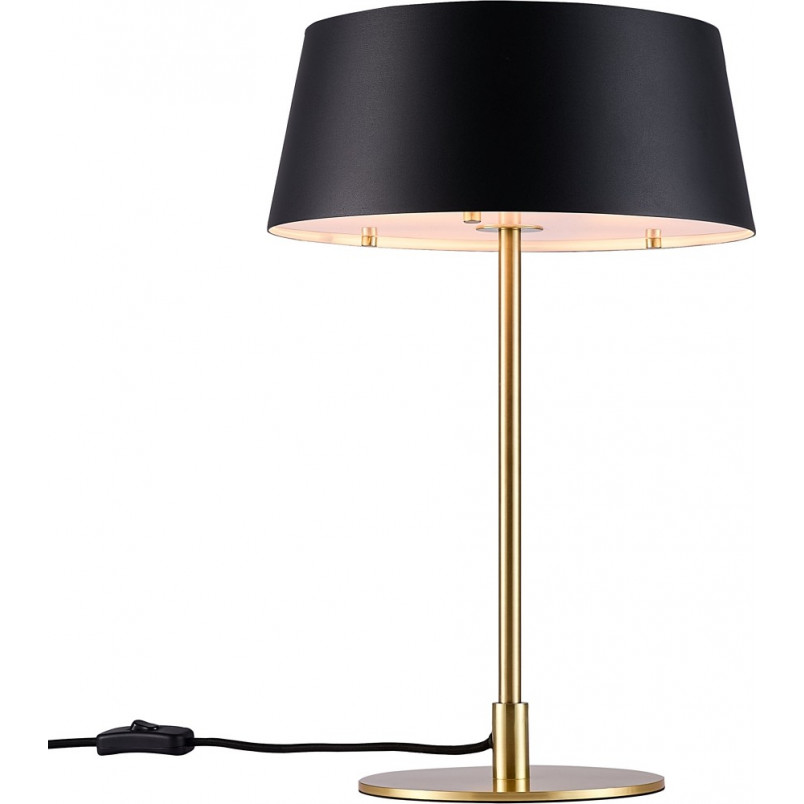 Lampa stołowa Art Deco Clasi czarno-złota | Nordlux