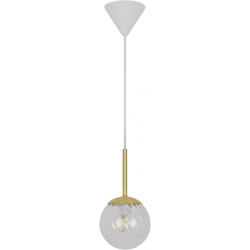 Lampa wisząca Art Deco Chisell - Nordlux | Szkło, Mosiądz