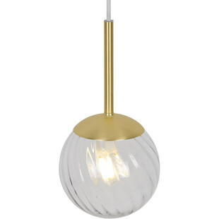 Lampa wisząca Art Deco Chisell - Nordlux | Szkło, Mosiądz