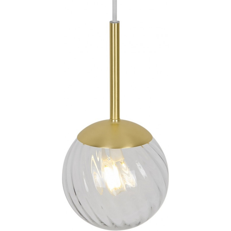 Lampa wisząca Art Deco Chisell - Nordlux | Szkło, Mosiądz