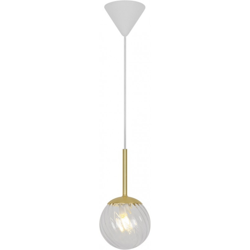 Lampa wisząca Art Deco Chisell - Nordlux | Szkło, Mosiądz