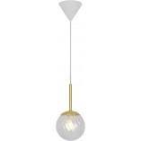 Lampa wisząca Art Deco Chisell - Nordlux | Szkło, Mosiądz