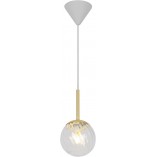 Lampa wisząca Art Deco Chisell - Nordlux | Szkło, Mosiądz
