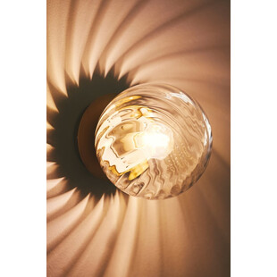 Kinkiet Nordlux Chisell: Szkło Art Deco, Mosiądz | Sklep Lamp