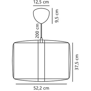 Lampa wisząca Cardine Nordlux | Japandi, Biało-Czarna - Kup Teraz!