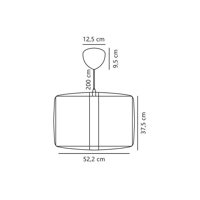 Lampa wisząca Cardine Nordlux | Japandi, Biało-Czarna - Kup Teraz!