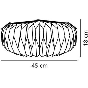 Lampa wisząca Belloy Nordlux - stylowy klosz papierowy 45cm
