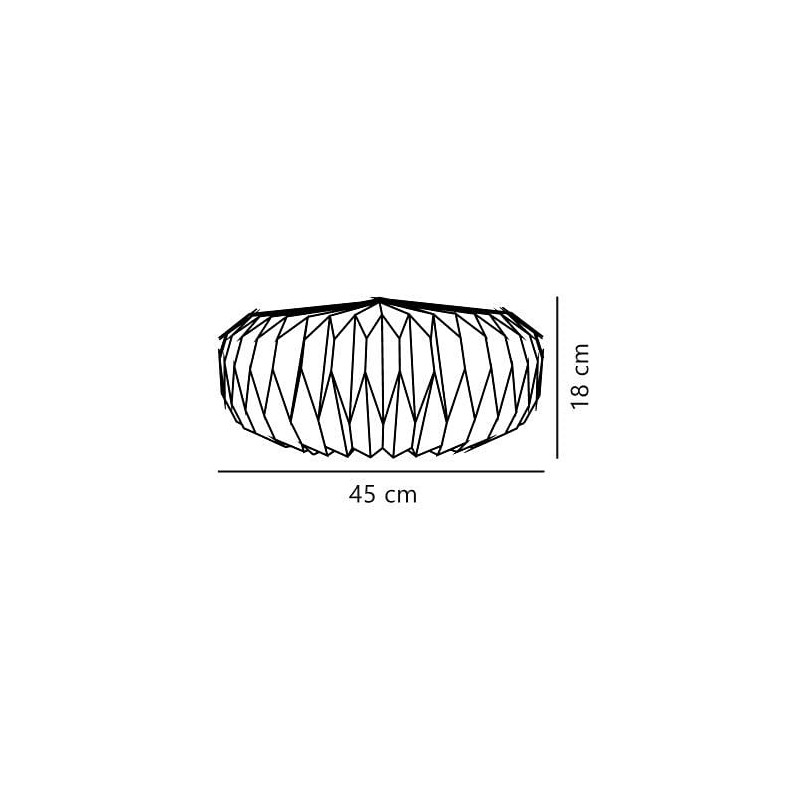 Lampa wisząca Belloy Nordlux - stylowy klosz papierowy 45cm