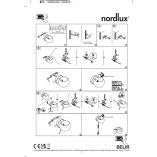 Kinkiet Nordlux Belir zielony - Regulowany, z wtyczką